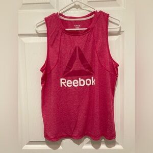 LIKE NEW Reebok size M Women's Pink Tank Top